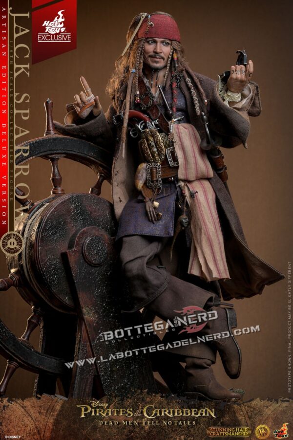 Pirates of the Caribbean - Jack Sparrow Action Figure Artisan edition 30cm - immagine 5