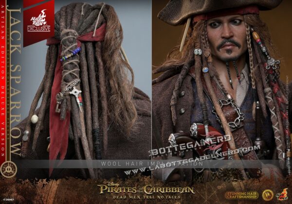 Pirates of the Caribbean - Jack Sparrow Action Figure Artisan edition 30cm - immagine 12