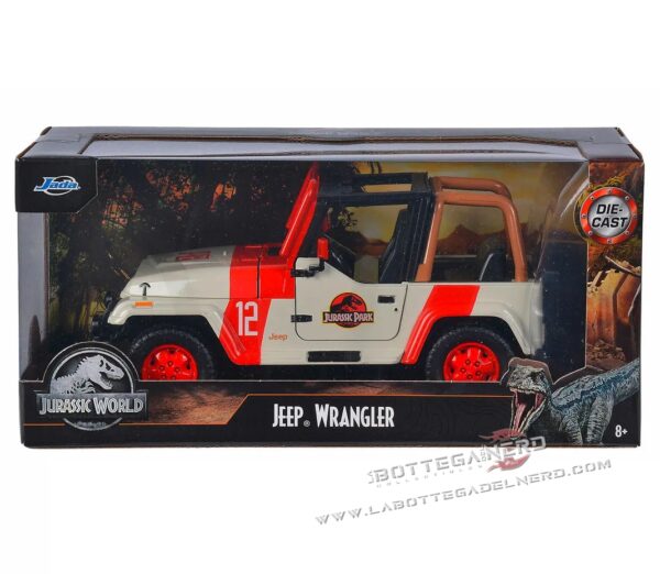 Jurassic World - Diecast Model 1/24 1992 Jeep Wrangler - immagine 8