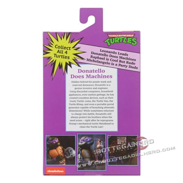 Teenage Mutant Ninja Turtles - Action Figure Donatello VHS 18cm - immagine 4