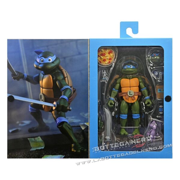 Teenage Mutant Ninja Turtles - Action Figure Leonardo VHS 18cm - immagine 2