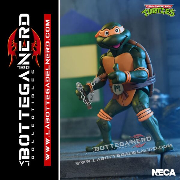 Teenage Mutant Ninja Turtles - Action Figure Michelangelo VHS 18cm
