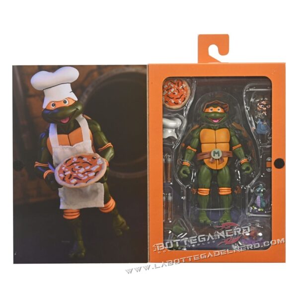 Teenage Mutant Ninja Turtles - Action Figure Michelangelo VHS 18cm - immagine 2