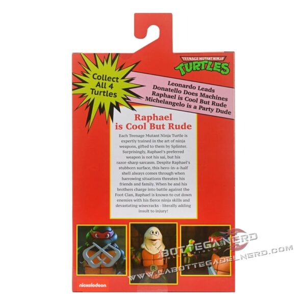 Teenage Mutant Ninja Turtles - Action Figure Raffaello VHS 18cm - immagine 4