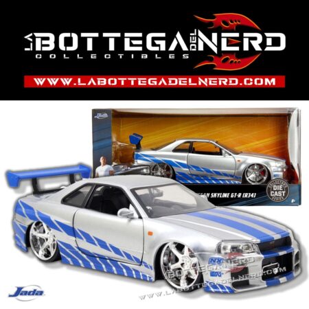 Fast & Furious - Diecast Modell 1/24 2002 Nissan Skyline