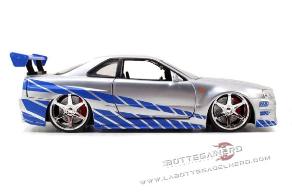 Fast & Furious - Diecast Modell 1/24 2002 Nissan Skyline - immagine 6