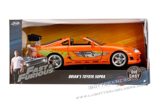 Fast & Furious - Diecast 1995 Toyota Supra 1/24 - immagine 9