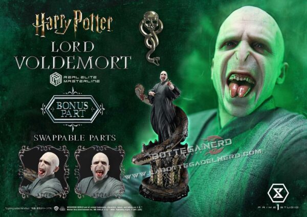 Harry Potter - Elite Masterline Statue 1/4 Lord Voldemort Bonus 83cm - immagine 10