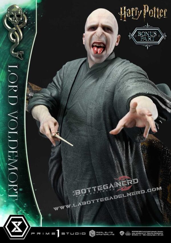 Harry Potter - Elite Masterline Statue 1/4 Lord Voldemort Bonus 83cm - immagine 6