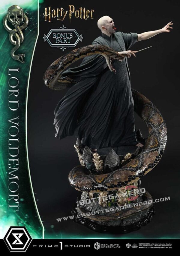 Harry Potter - Elite Masterline Statue 1/4 Lord Voldemort Bonus 83cm - immagine 5