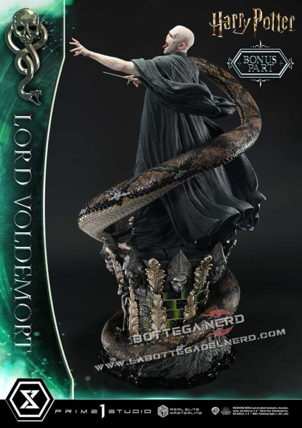 Harry Potter - Elite Masterline Statue 1/4 Lord Voldemort Bonus 83cm - immagine 4