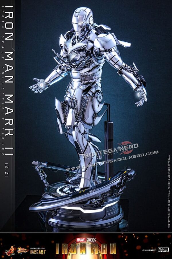 Iron Man - Action Figure 1/6 Iron Man Mark II (2.0) 33cm - immagine 2