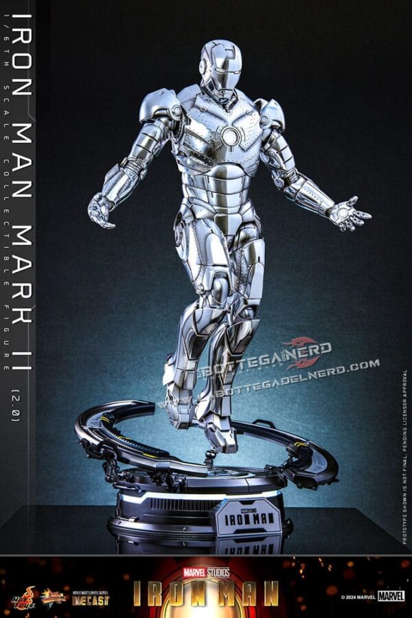 Iron Man - Action Figure 1/6 Iron Man Mark II (2.0) 33cm - immagine 4