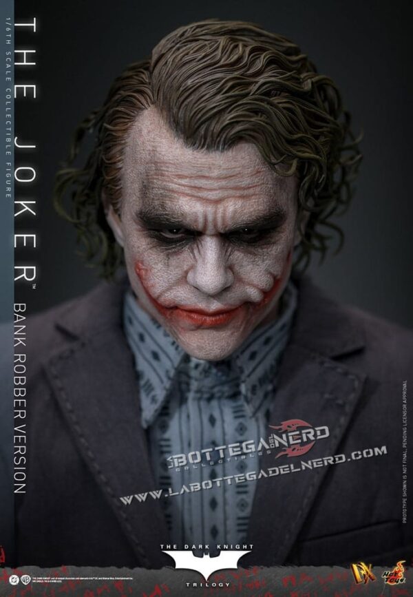 The Dark Knight - Action Figure 1/6 The Joker (Bank Robber Version) 30cm - immagine 9