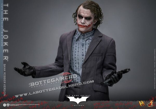 The Dark Knight - Action Figure 1/6 The Joker (Bank Robber Version) 30cm - immagine 7