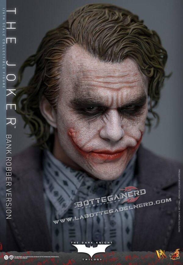 The Dark Knight - Action Figure 1/6 The Joker (Bank Robber Version) 30cm - immagine 8