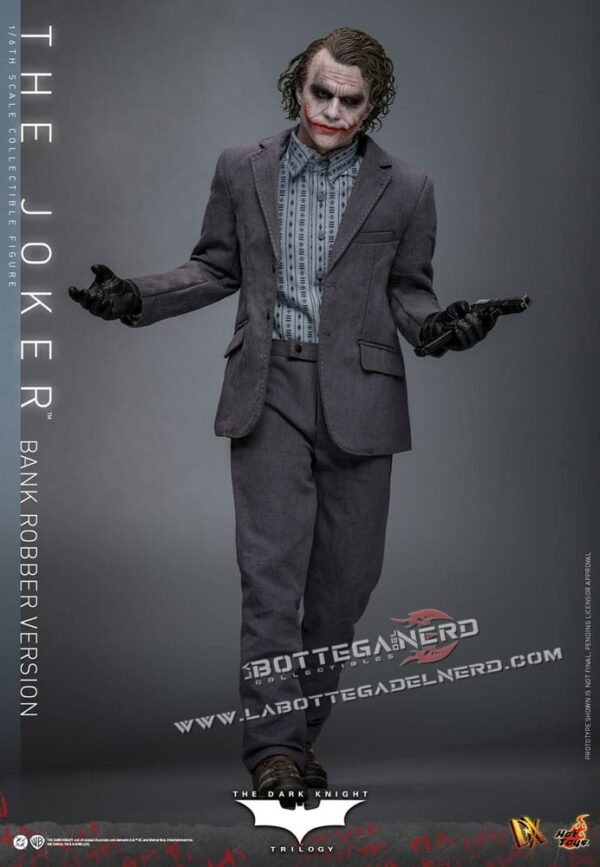 The Dark Knight - Action Figure 1/6 The Joker (Bank Robber Version) 30cm - immagine 5