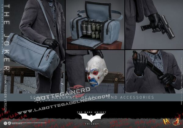 The Dark Knight - Action Figure 1/6 The Joker (Bank Robber Version) 30cm - immagine 10
