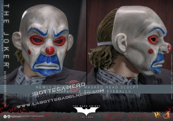 The Dark Knight - Action Figure 1/6 The Joker (Bank Robber Version) 30cm - immagine 12
