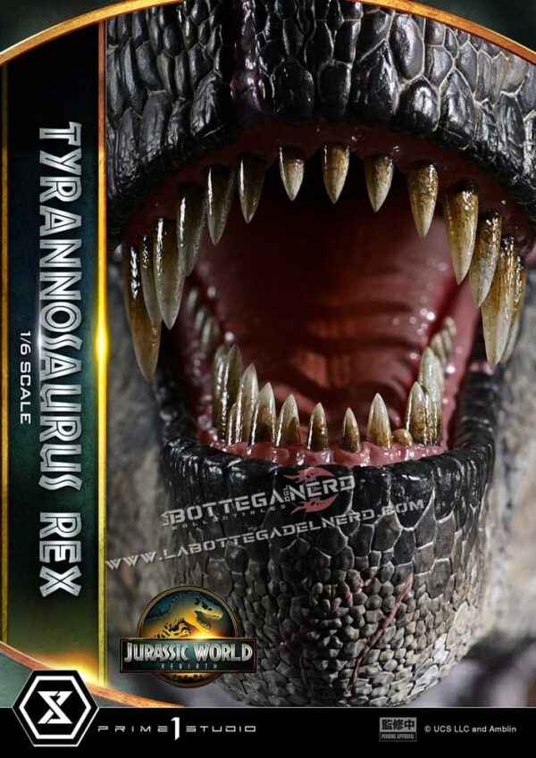 Jurassic World Rebirth - Museum Statue 1/6 Tyrannosaurus Rex 138cm - immagine 6