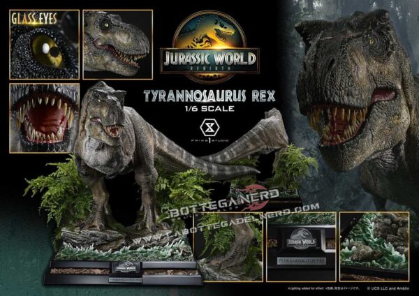 Jurassic World Rebirth - Museum Statue 1/6 Tyrannosaurus Rex 138cm - immagine 15