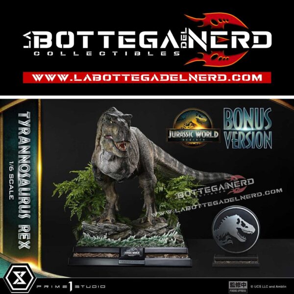 Jurassic World Rebirth - Museum Statue 1/6 Tyrannosaurus Rex Bonus 138cm