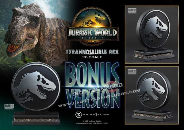 Jurassic World Rebirth - Museum Statue 1/6 Tyrannosaurus Rex Bonus 138cm - immagine 2