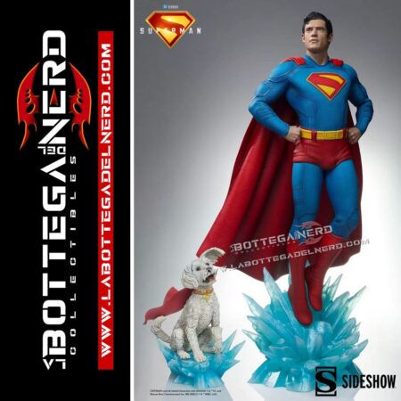 Superman - Premium Format Statue Superman & Krypto 61 - 23cm