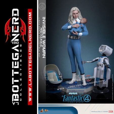 The Fantastic Four - Action Figure 1/6 Invisible Woman & H.E.R.B.I.E. 28cm