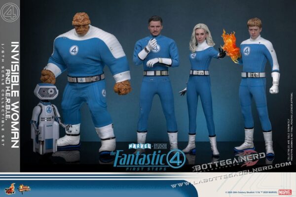 The Fantastic Four - Action Figure 1/6 Invisible Woman & H.E.R.B.I.E. 28cm - immagine 11