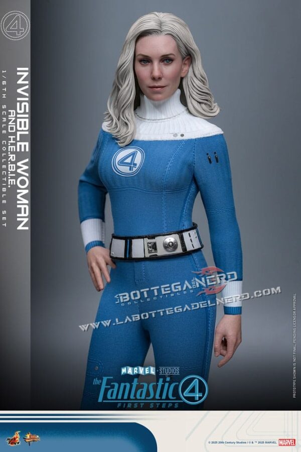 The Fantastic Four - Action Figure 1/6 Invisible Woman & H.E.R.B.I.E. 28cm - immagine 3