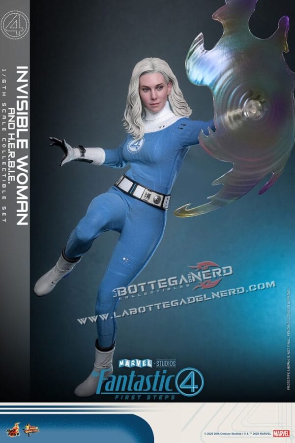 The Fantastic Four - Action Figure 1/6 Invisible Woman & H.E.R.B.I.E. 28cm - immagine 4