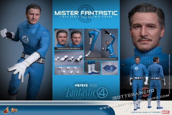 The Fantastic Four - Action Figure 1/6 Mister Fantastic 30cm - immagine 13