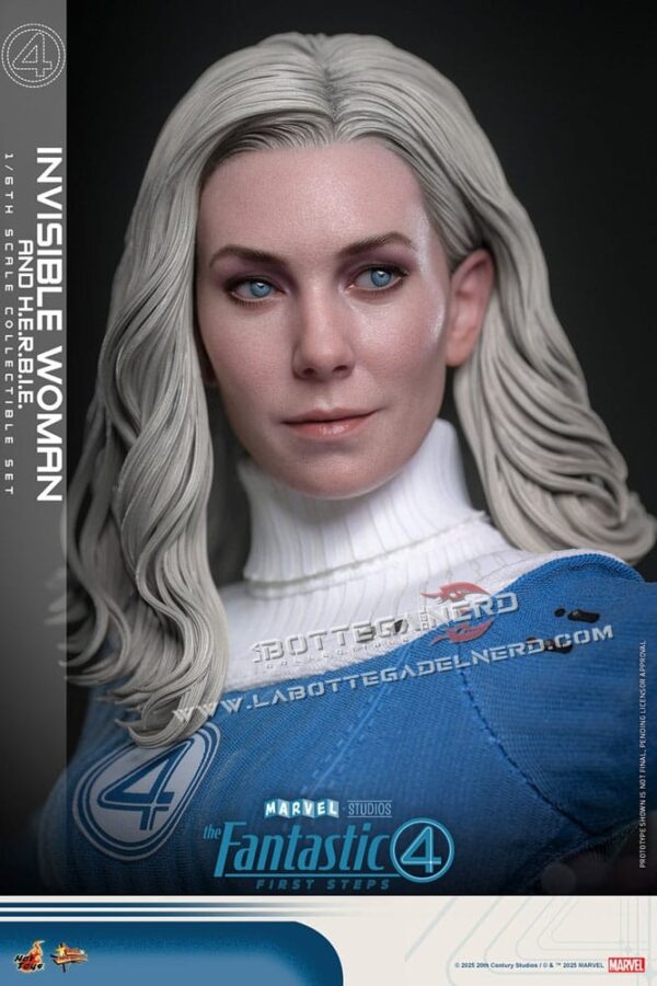 The Fantastic Four - Action Figure 1/6 Invisible Woman & H.E.R.B.I.E. 28cm - immagine 2