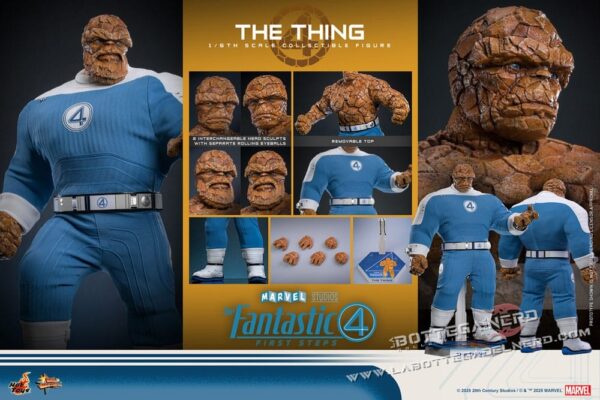 The Fantastic Four - Action Figure 1/6 The Thing 31cm - immagine 13