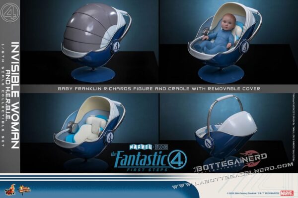 The Fantastic Four - Action Figure 1/6 Invisible Woman & H.E.R.B.I.E. 28cm - immagine 10
