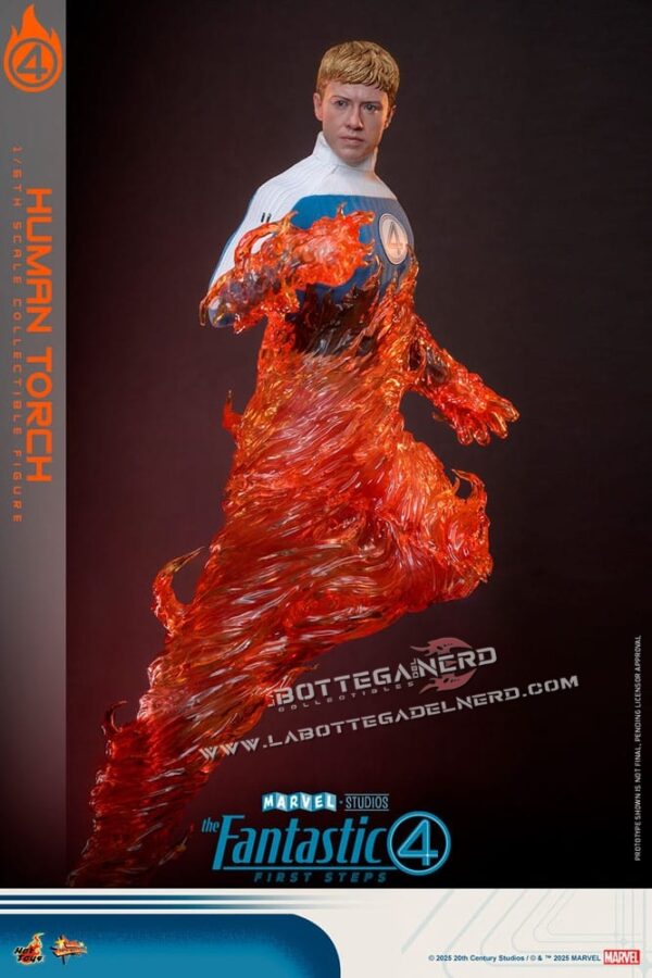 The Fantastic Four - Action Figure 1/6 Human Torch 30cm - immagine 7