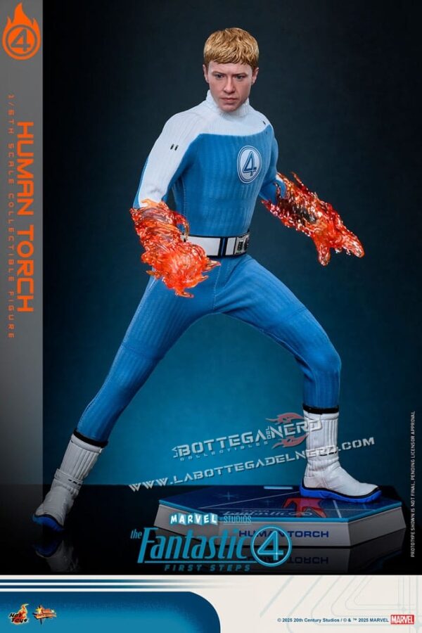 The Fantastic Four - Action Figure 1/6 Human Torch 30cm - immagine 6