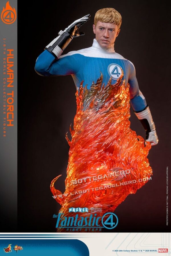 The Fantastic Four - Action Figure 1/6 Human Torch 30cm - immagine 10