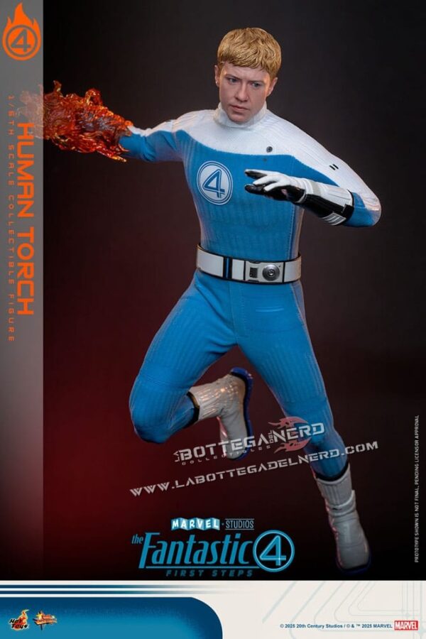 The Fantastic Four - Action Figure 1/6 Human Torch 30cm - immagine 4