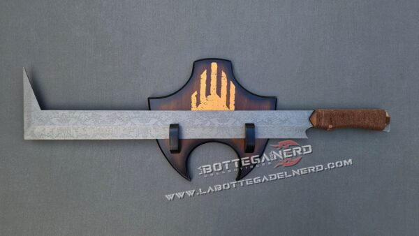The Lord of the Rings - Uruk-hai Sword con pannello in legno - immagine 3