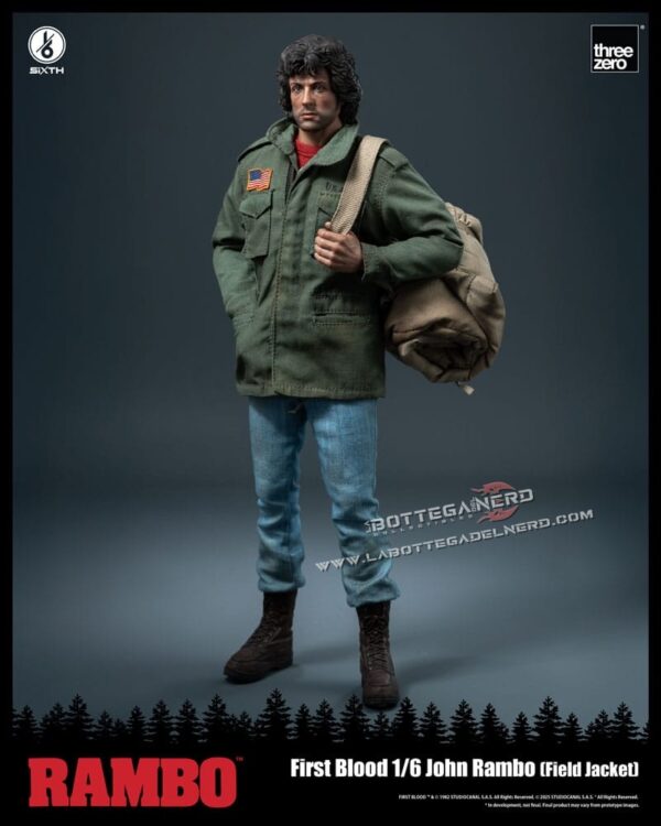 Rambo: First Blood - Action Figure 1/6 John Rambo (Field Jacket) 31cm - immagine 2