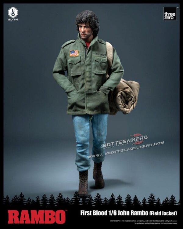 Rambo: First Blood - Action Figure 1/6 John Rambo (Field Jacket) 31cm - immagine 3