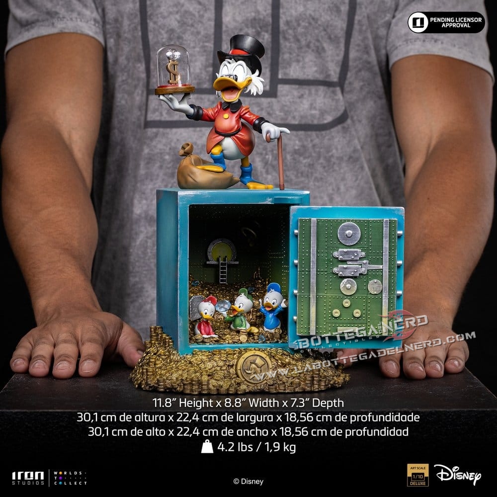 Duck Tales - Statue 1/10 Uncle Scrooge McDuck and Nephews 30cm - immagine 10
