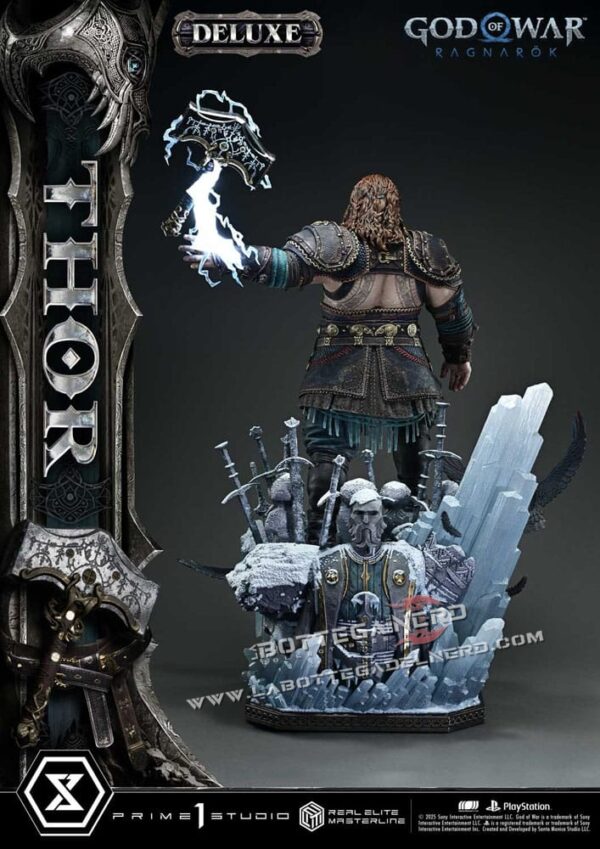 God of War Ragnarök - Masterline Statue 1/3 Thor Deluxe 105cm - immagine 7