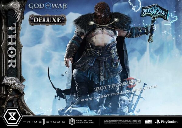 God of War Ragnarök - Masterline Statue 1/3 Thor Deluxe 105cm - immagine 4