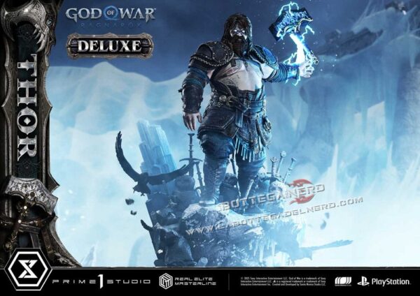 God of War Ragnarök - Masterline Statue 1/3 Thor Deluxe 105cm - immagine 3