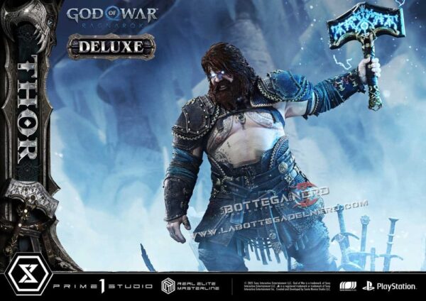 God of War Ragnarök - Masterline Statue 1/3 Thor Deluxe 105cm - immagine 2