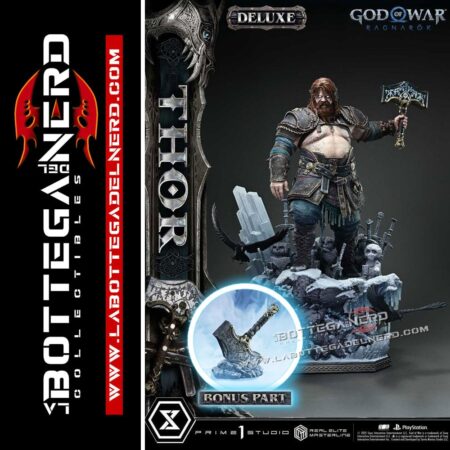 God of War Ragnarök - Masterline Statue 1/3 Thor Bonus Deluxe 105cm