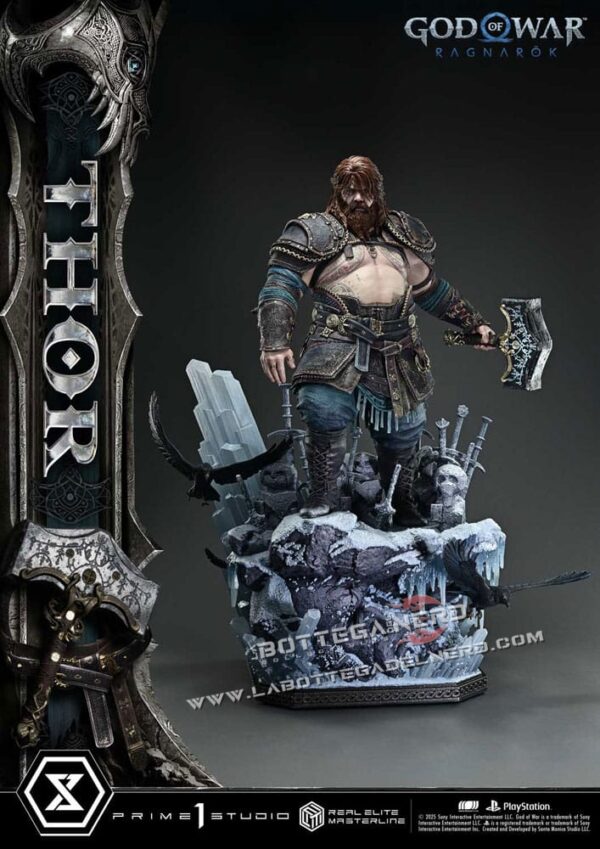God of War Ragnarök - Masterline Statue 1/3 Thor 105cm - immagine 2